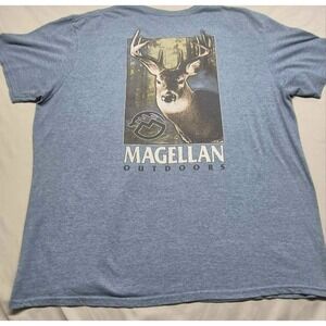 Magellan outdoor men's blue deer hunting graphic t-shirt Unknown Size